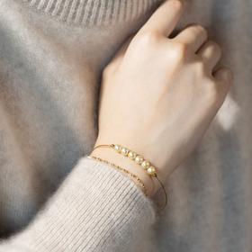 菜菜家羽皇金珍珠手链|珍珠届的金色小灯泡！万元品质，贵气又复古