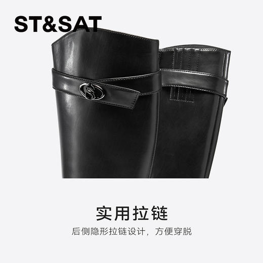 星期六时尚酷感英伦长筒骑士靴SSC4117486 商品图6