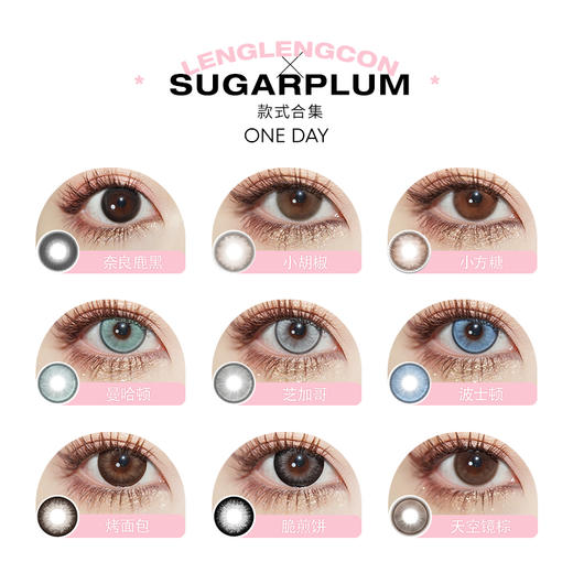 「 SUGARPLUM 」日抛 款式合集 /10片装 商品图1