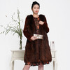 SIM GRACE 优雅夫人 进口天鹅绒水貂中长款高端大气搭配银狐毛外套 商品缩略图0