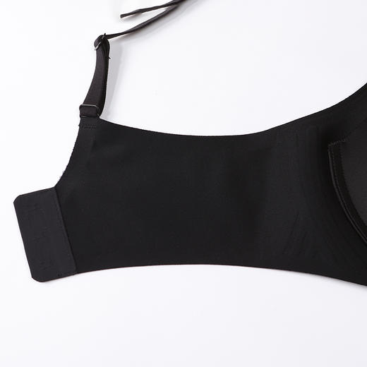 都市丽人内衣零压无痕常规文胸泳布中厚文胸3/4杯三排扣树脂胶圈LBT2H6 商品图7