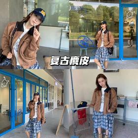 新品上身 | 复古麂皮感外套为秋冬注入不羁新意~