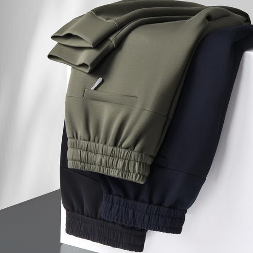 【空气棉】【新款DSF】大依优型大码松紧腰束脚休闲运动裤卫裤休闲裤加肥加大运动长裤胖子裤子 商品图1