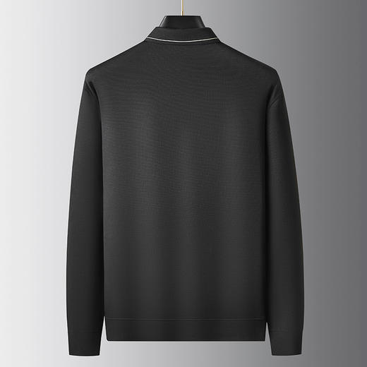 【假两件】【新款DDA】大依优型大码男士假两件长袖T恤商务休闲上衣加肥加大胖子舒适 商品图1