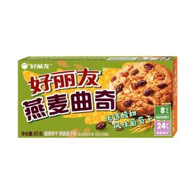 好丽友曲奇饼干燕麦提子味85g