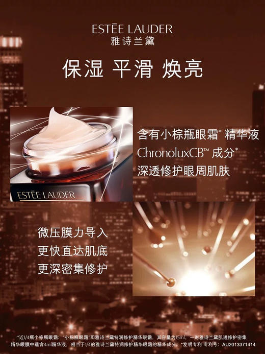 1/4罐小棕瓶眼精华！雅诗兰黛钢铁侠眼膜1对（26.6） 商品图7