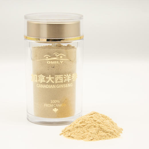 自营（森元）-欧美丽 加拿大进口西洋参粉末80克瓶装 商品图1