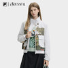 【斐乐】FILAx 卢梭斐乐女梭织外套杨幂同款2024冬新款休闲印花拼接立领上衣 商品缩略图2