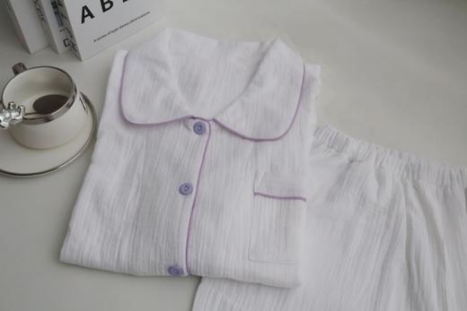 🌸🌸上一团不够卖❗法国🏕️【MAWALIFE简约棉糖糖睡衣】 ✨线下零售价💰 ¥599/套 ✨福利秒杀 💰¥99/套 ✅100%全棉纯色双层纱面料 商品图5