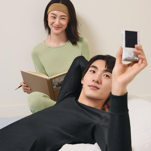 蕉下 肌底保暖内衣女秋冬吸汗上衣秋衣 商品图2