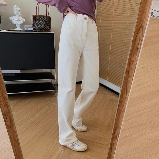 云仓 【2131】又是一条神级的 早秋直筒牛仔裤 挺括垂顺 商品图2