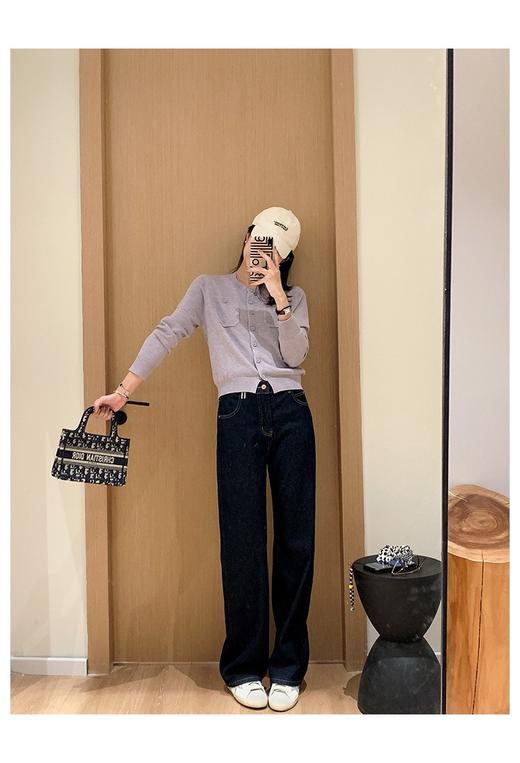 云仓 【2131】又是一条神级的 早秋直筒牛仔裤 挺括垂顺 商品图8