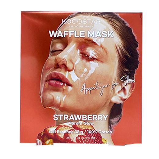 可可星 草莓华夫面膜 38g*6片/盒 商品图0