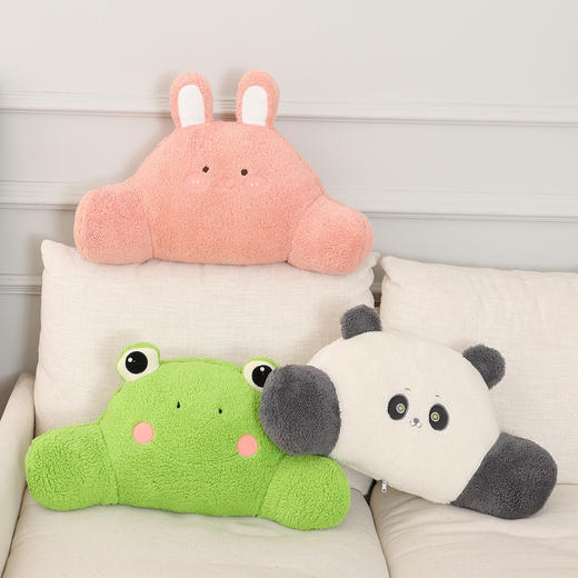 腰垫沙发靠垫办公室护腰枕神器靠枕汽车座椅腰靠透气舒适大靠背垫新款爆款小红书网红同款 商品图3