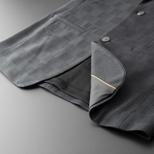 【新款DDA】大依优型品质西服外套商务夹克男宽松加肥加大码上衣胖子正装休闲 商品图5