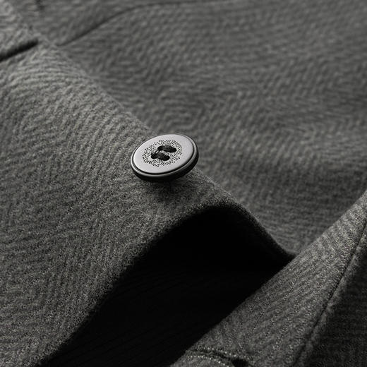 【新款DDA】大依优型品质西服外套商务夹克男宽松加肥加大码上衣胖子正装休闲 商品图5