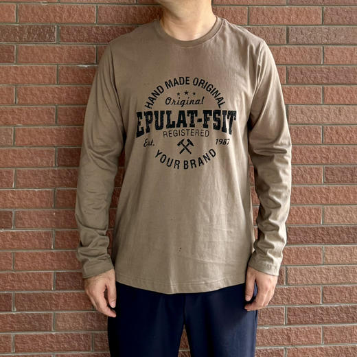 春秋—福利超值字母锤子圆领长袖男T【包邮/三天无理由退换】 商品图5