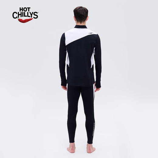 Hotchillys热椒8k保暖磨毛男士拉领上衣速干透湿滑雪功能内衣裤HCA9417/9415 商品图9