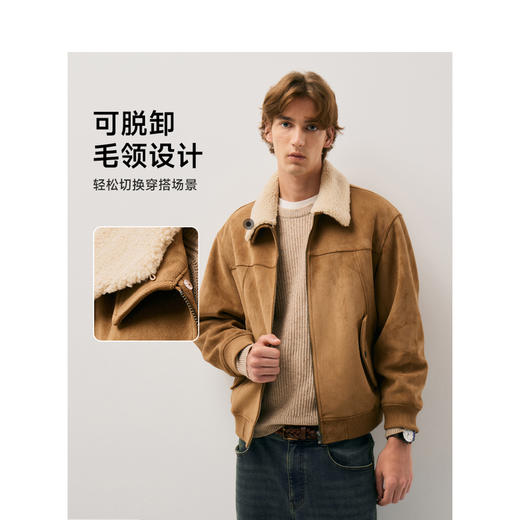 Teenie Weenie小熊男装简约外套男冬季TNJJ248T12I 商品图2