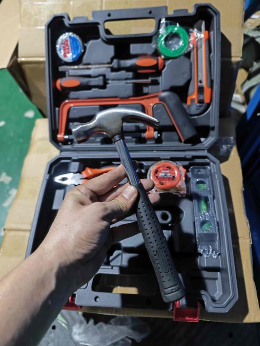 【包邮05871】1号手动工具套盒锤子钳子扳手螺丝刀工具套装 商品图1