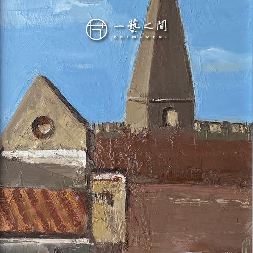 孙洪敏《印象-欧洲7》油画 20CMx30CM 约0.54平尺（已装框）【原作编号YH0017】 商品图1