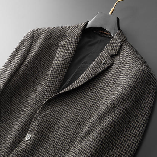 【新款DDA】大依优型品质西服外套商务夹克男宽松加肥加大码上衣胖子正装休闲 商品图1