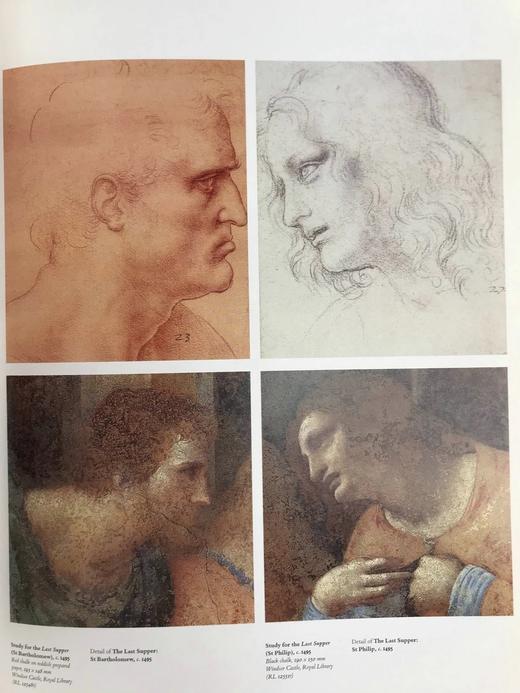 达芬奇会画全集，1452-1519（卷1） 约200幅彩色插图 精装8开 商品图9