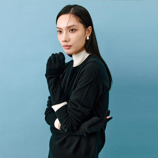 东黎 • 山羊绒女士冬季五指手套 3375 商品图2