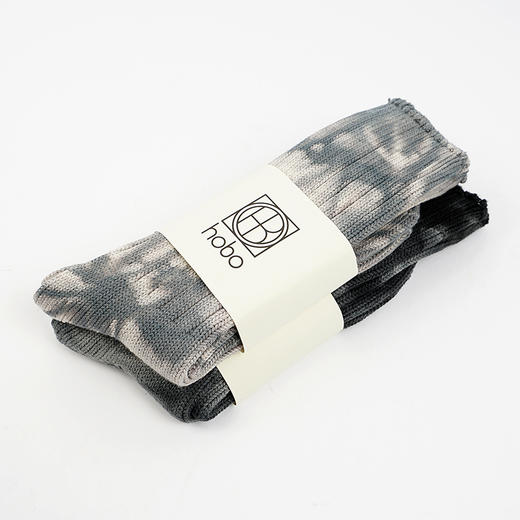 hobo TIE-DYED CREW SOCKS 手工扎染袜子 中筒袜 商品图1