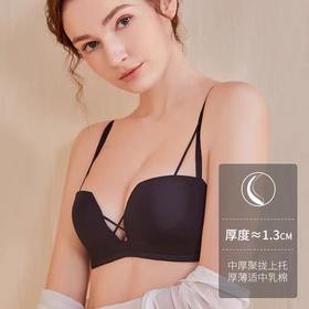轻简时光 文胸 小胸聚拢不空杯收副乳无痕内衣女无钢圈文胸罩