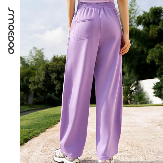 SMOEDOD/水沐伊朵软糯空气感阔腿裤秋冬百搭休闲运动瑜伽跑步6603 商品图4