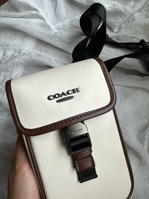 秋冬特惠💰430【新品】COACH/蔻驰CT885 CT886 CT887男士经典标志老花 RACER手机斜挎包便携 商品图4