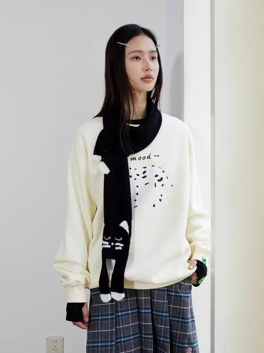 Mood Like Me/MPS2413/猫咪形象仿貂毛围巾 商品图0