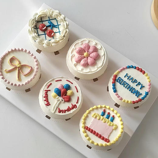 复古纸杯蛋糕（6个装） 商品图0