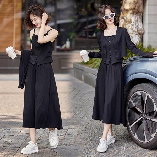 时尚纯色，针织开衫+吊带+半裙三件套HR-CPYY8089 商品图3