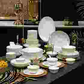 5F隆昌瓷器52头米兰达骨瓷餐具