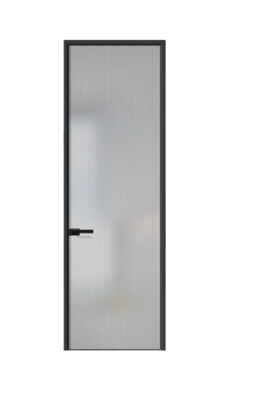 木门 铝框门轻奢黑（长虹玻璃）