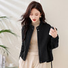 时尚短款毛呢外套，韩系气质羊毛双面呢大衣HR-88163 商品缩略图3