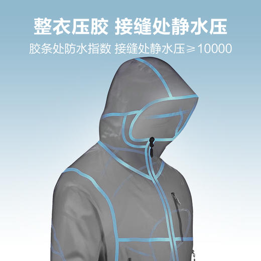 33000ft单层冲锋衣防风防暴雨透湿耐磨春秋休闲户外徒步登山服 商品图4