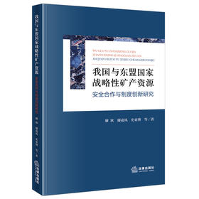 我国与东盟国家战略性矿产资源安全合作与制度创新研究 廖欣 廖凌风 史亚博等著 法律出版社