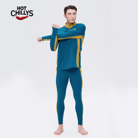 Hotchillys热椒8k磨毛拉领上衣男登山保暖透湿高弹力功能内衣裤HCA9401/9409
