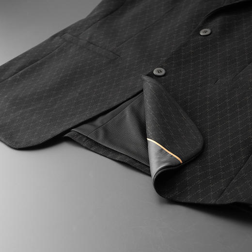【新款DDA】大依优型品质西服外套商务夹克男宽松加肥加大码上衣胖子正装休闲 商品图4
