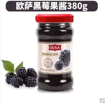 欧萨 黑蓝莓果酱380g 商品图0