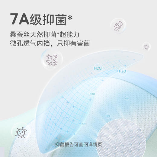 米乐鱼优可丝儿童内裤不勒腰亲肤柔软3-12岁儿童桑蚕丝抵挡7A抗菌 商品图5