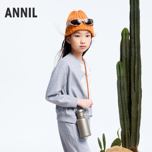 女童海岛绒长袖卫衣冬季新款安奈儿童装实体店同款AG441796 商品图2