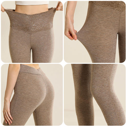 羊绒保暖裤女款 内穿秋冬新款 可外穿修身加厚护膝高腰美体打底裤女 商品图5