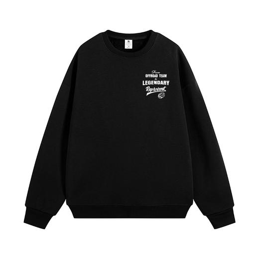 自由基地秋冬新款450克银狐抓绒圆领套头卫衣潮流越野字母印花款 NMT-2183 商品图2