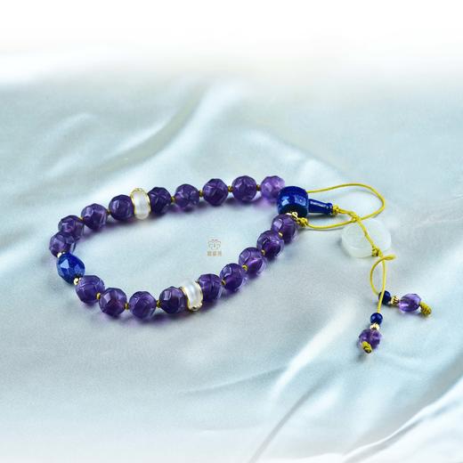 【紫气东来】紫水晶白玉压襟-ZX2409023 商品图6