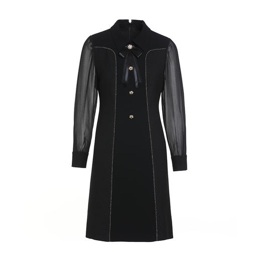 乔万尼秋季长袖连衣裙新款高级感小香风EM3E432 商品图4