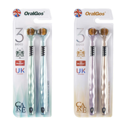 【3面牙刷，3D立体C型环抱刷头】英国品牌三面牙刷 成人家用清洁护龈三头牙刷 三面环抱清洁 三面清洁效率-QQ 商品图6